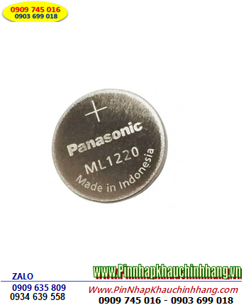 Panasonic ML1220, Pin sạc 3v lithium Panasonic ML1220 chính hãng _Xuất xứ Indonesia